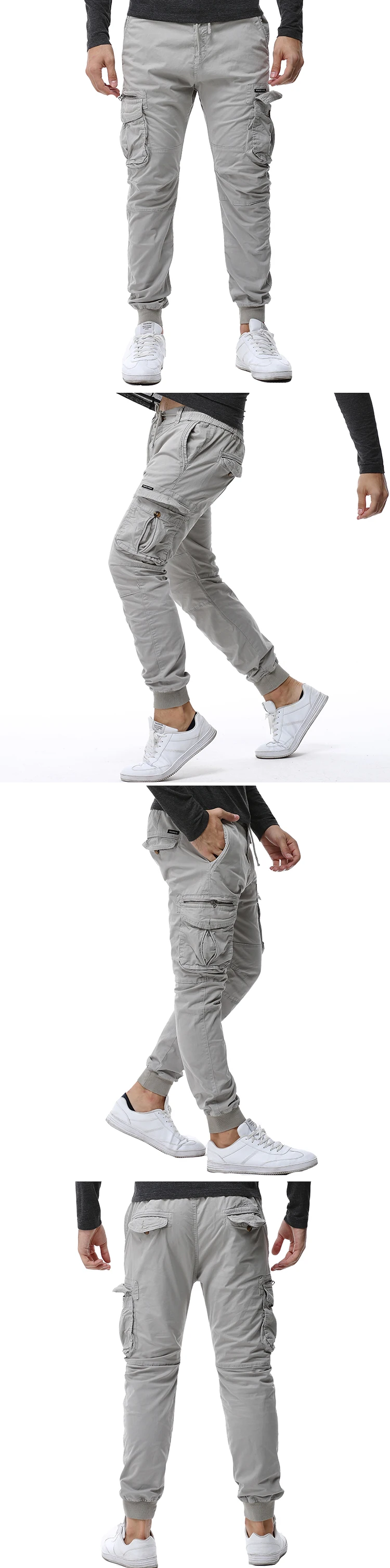 2019 бренд Мужские брюки карго Для мужчин s Повседневное многокарманный Военный Мужские брюки, тактические Пиджаки Армия прямые брюки