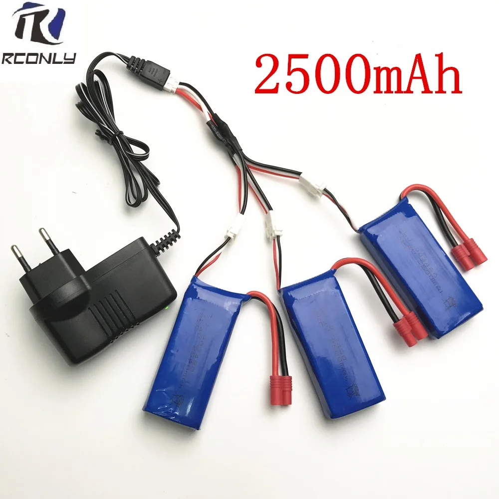 Детали для Syma Зарядное устройство батарея 7 4 в 2500 мАч X8HC X8HG RC Quodcopter запасные части