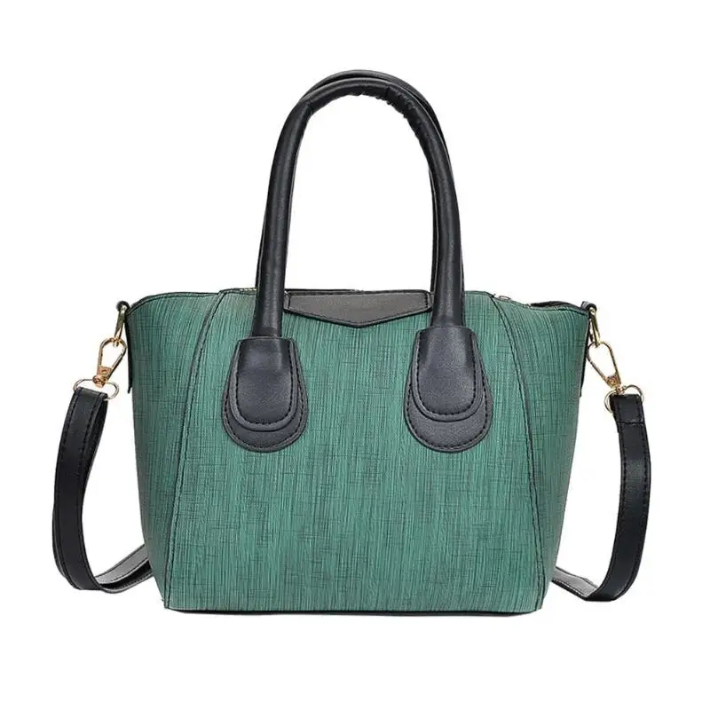 

Women PU Leather Handbag Top-Handle Messenger Bag Female Crossbody Shoulder Bag Casual Shopping Tote
