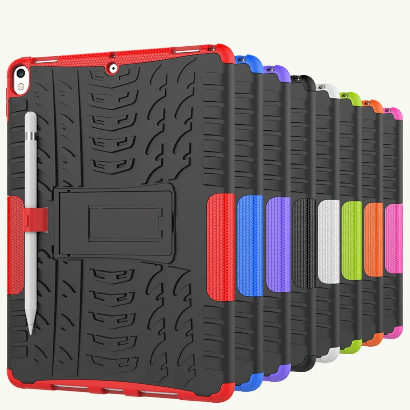 

Case For iPadPro 10.5 Tablet Case Battlegear PC+TPU Anti-knock Shockproof Cover For iPadPro 10.5 2017 A1701 Coque