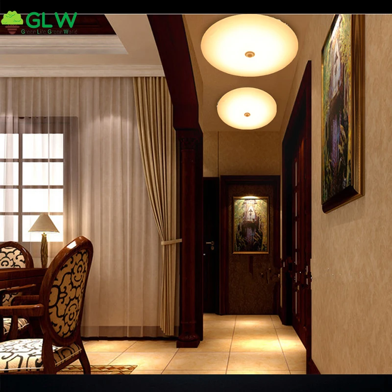 

GLW 18W Ceiling Light PIR 12W Lamparas De Techo Surface Mounted Plafonnier Led For Living Room luminarias para teto lamp kitchen