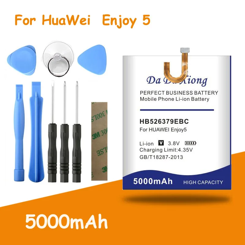 

5000mAh HB526379EBC Battery for Huawei Honor 4C Pro Y6 Pro/ Ascend Enjoy 5 TIT-AL00 CL10 TIT-L01 TIT-TL00 phone batteries