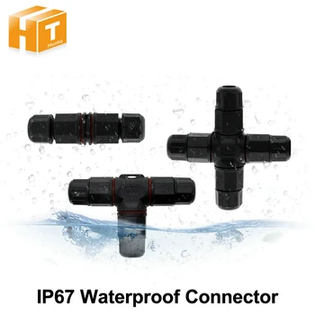 

IP67 Waterproof Connector T Shape / Straight Shape 2 / 3 Pin Outdoor Lighting Connectors