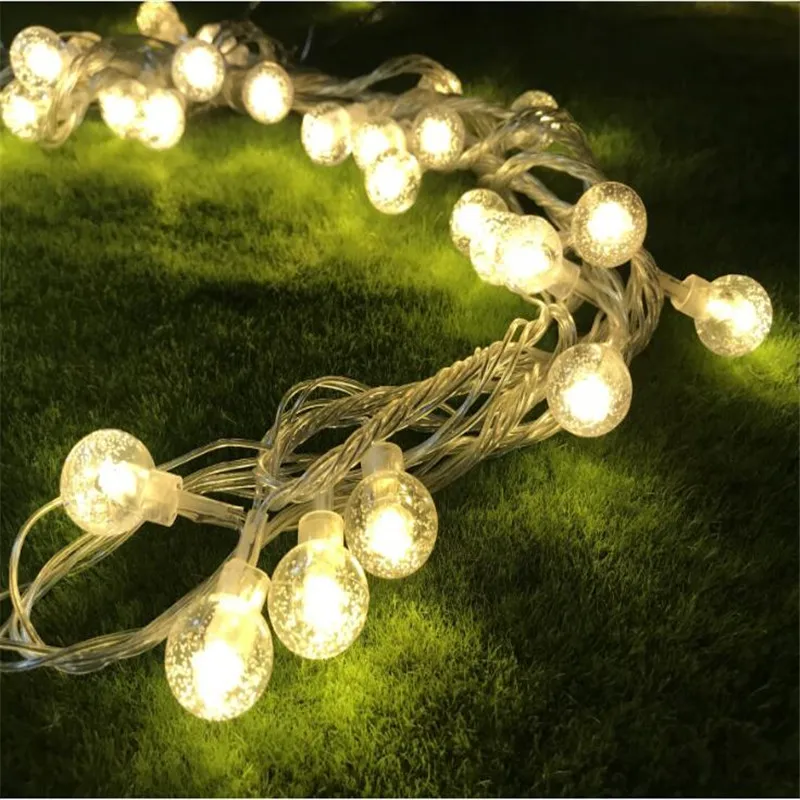 220V Crystal Ball string light 10M 50 led Christmas holiday Wedding party decoration fairy light 220V Crystal Ball string light 10M 50 led Christmas holiday Wedding party decoration fairy light