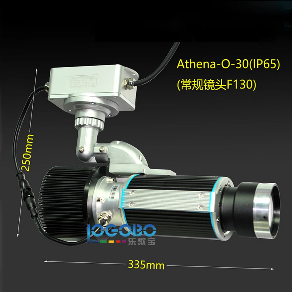 New Logo waterproof 30W LED gobo projector-5