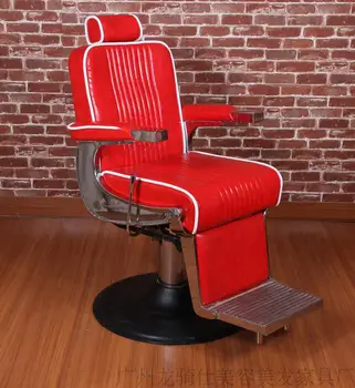 

Hairdressing shop cut hair restoring ancient ways hair chair fashion hairdressing lift put down the large pump raises hair chair