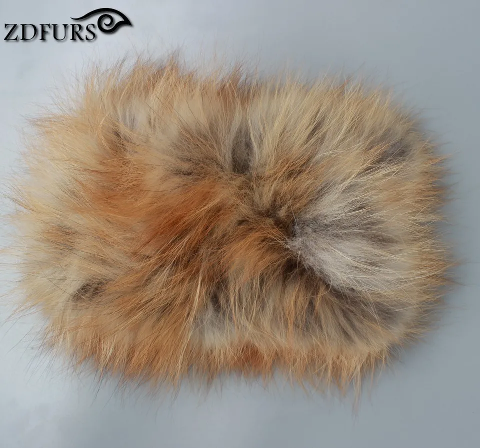 FXFURS 2020 Новинка реальная фотосессия трикотажная Теплая повязка на голову для