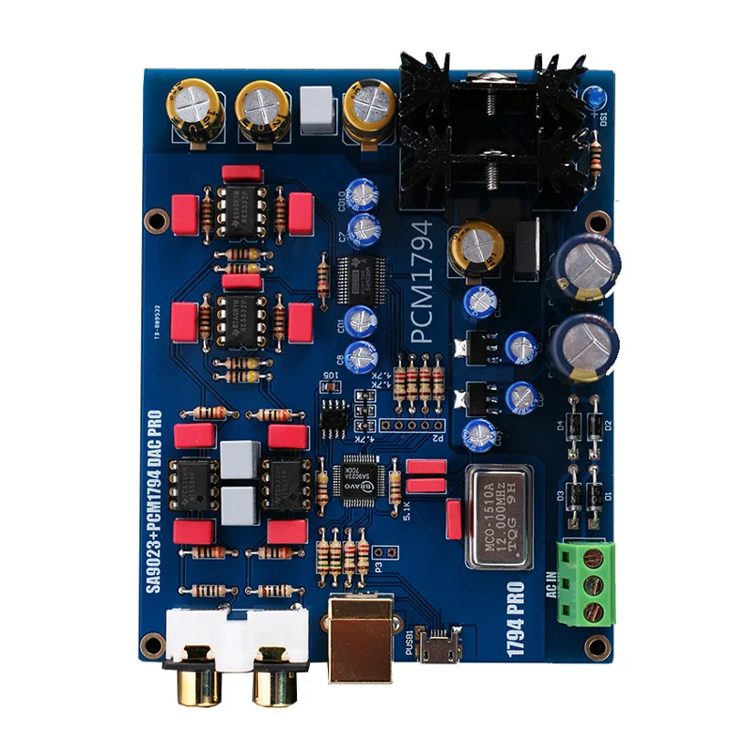 DAC декодер плата SA9023+ PCM1794 USB DAC декодирующая плата звуковая карта 5 В DIY наборы/Готовые B8-004