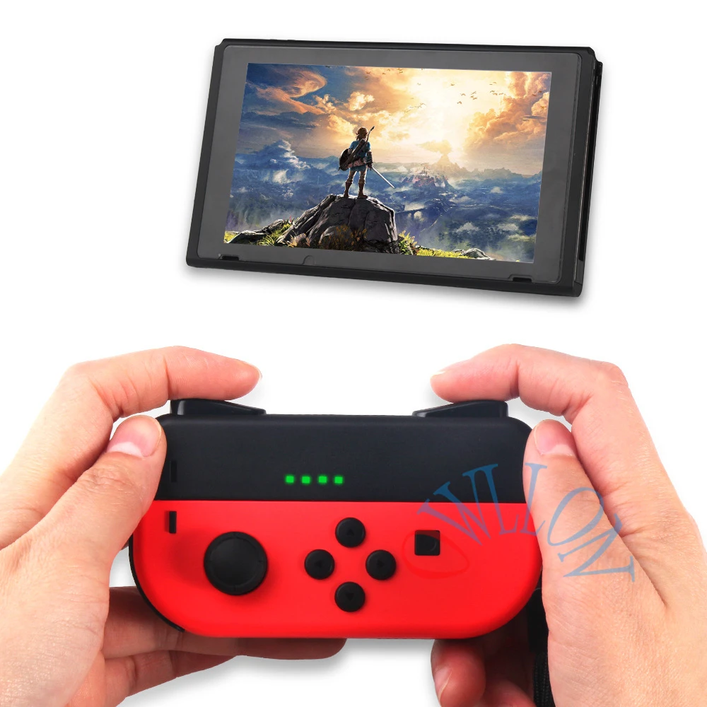 

Drop shipping Mini Charging Dock Charger for Nintend Switch Joy-Con with Low Battery Reminder and LED Charger Indicator - Black