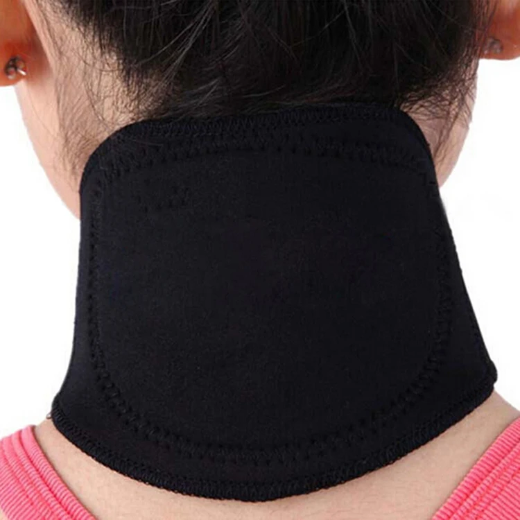 

Tourmaline Heating Neck Pad With 5 Big Tourmaline Stones Length 50cm Magnetic Therapy Neck Pad For Relieve Neck Pain