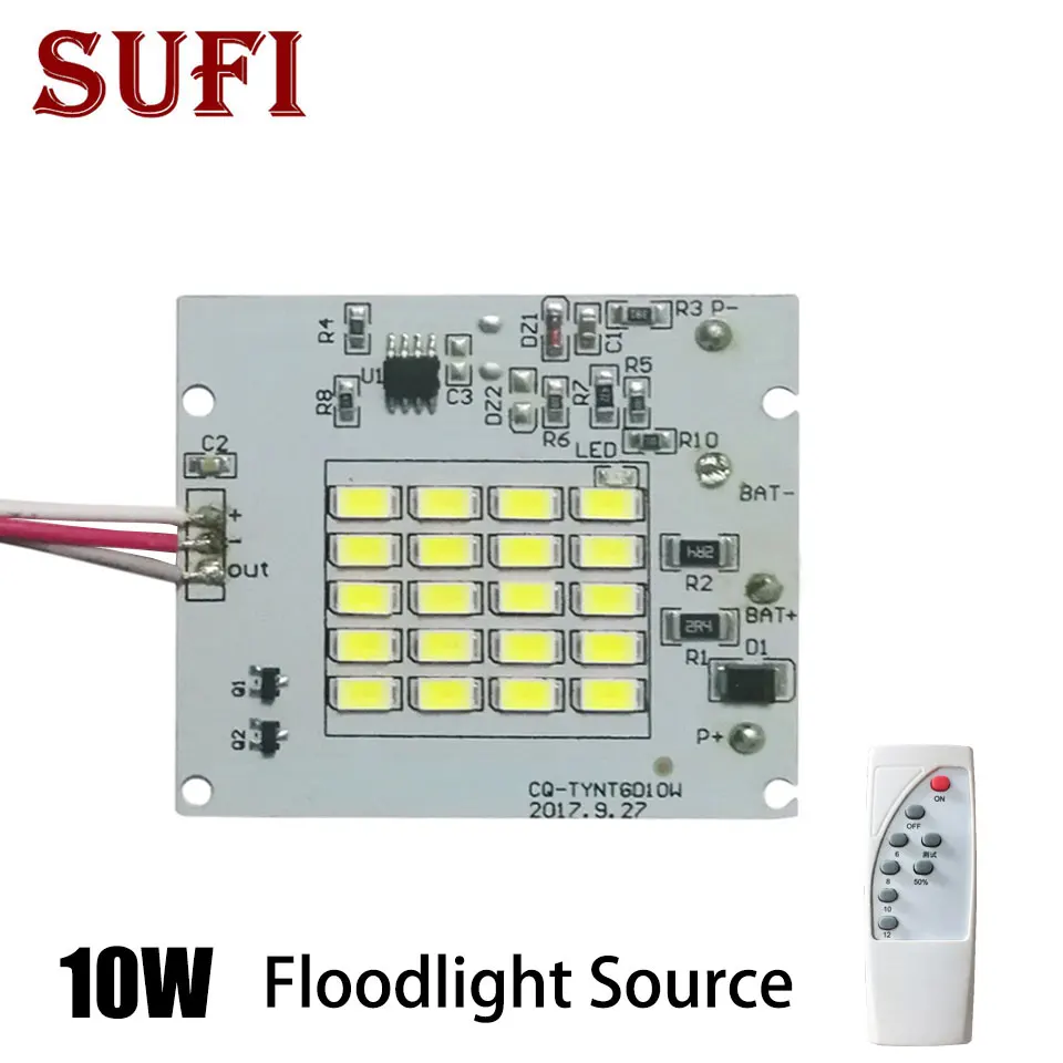 

10W solar powered led spotlight floodlight source outdoor garden decoration LED flood light with remote control for floodlight