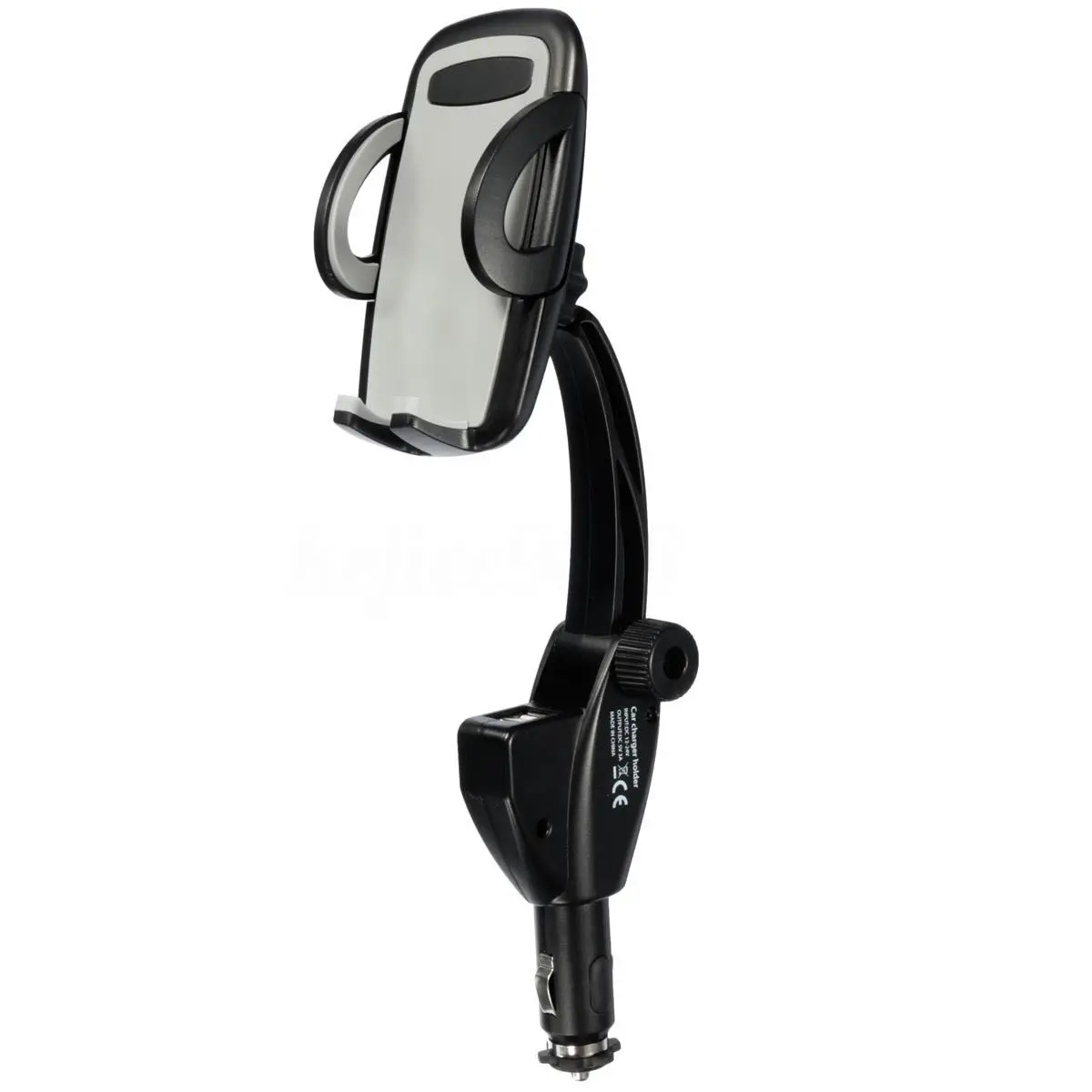 Universal Car Cigarette Lighter Cell Phone Mount Holder Cradle &Dual