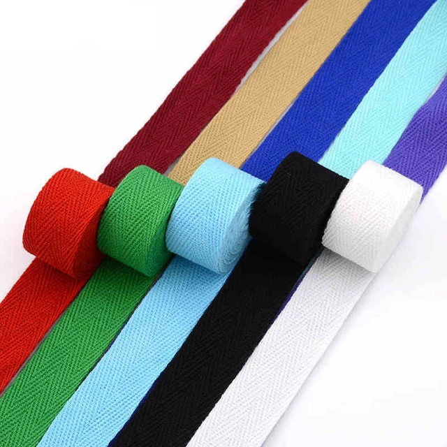 Free shipping-DIY 100% Cotton tape,size:2cm 15yds/lot,20mm,3/4  herringbone/ twill cotton tape/Cotton webbing/sewing tape - AliExpress