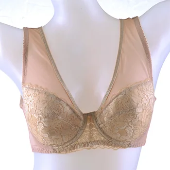 

Ladies underwear Cotton Bras For Women Sutia America Back Steel Prop Underwear Large Cup Bra Size E f cup 75-110