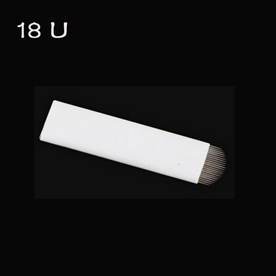 100pcs-microblading-needles-18-u-blade-microblading-eyebrow-embroidery-tattoo-Permanent-Makeup-accesory (1)