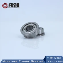 MF128ZZ подшипник ABEC-5(10 шт.) 8*12*3,5 мм миниатюрные фланцевые MF128Z шарикоподшипники MF128 ZZ