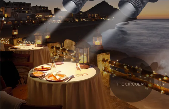 Square Aperture COB Spotlight Background LED Track Light Lamp KTV Bar Restaurant Cafe Museum Zoom Light 3w 7w 10w 15w 20w led spotlights indoor