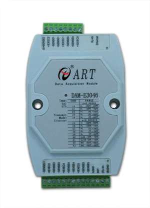 6-канальный Горячая входное сопротивление Модуль pt100 RTD 16bit 10 Гц, Ethernet сетевое удаленное измерение температуры din-рейка Адам модуль