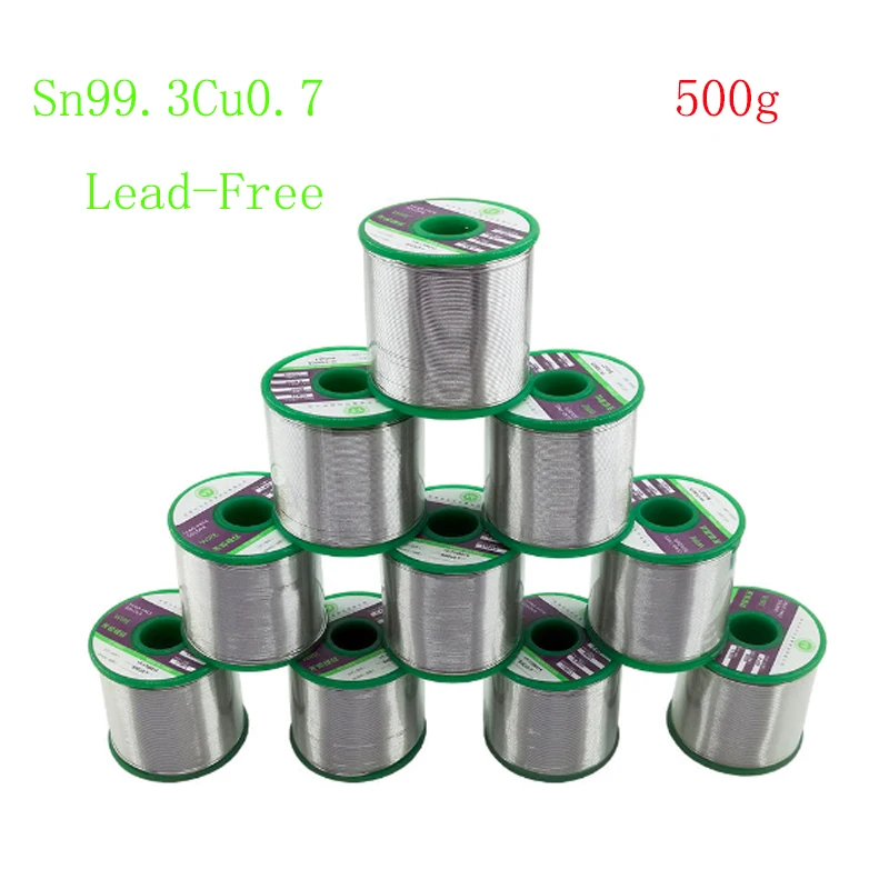 500g Lead free Solder Wire 0.8/1.0/1.2/1.5/2.0mm Tin Wire Unleaded Lead