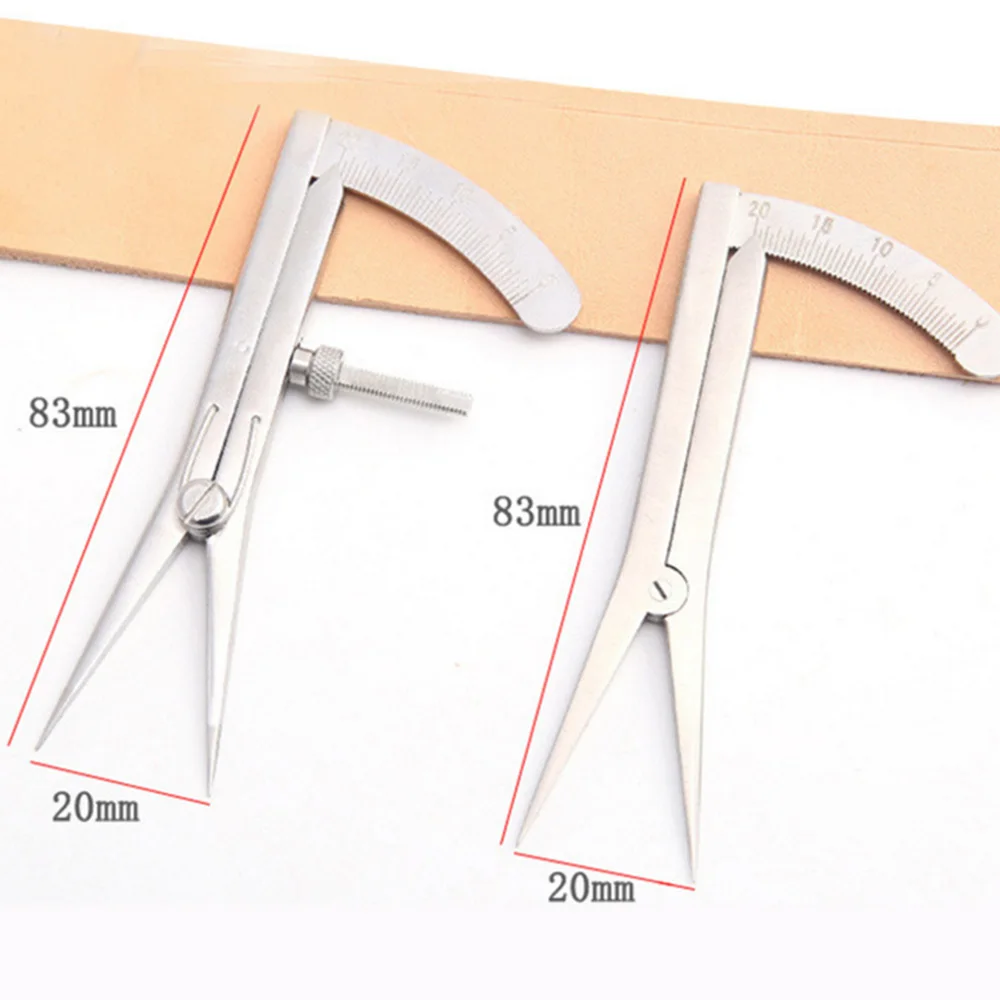 Distance Gauge Leather Edger Spacing Line Drawing Tool Sewing Leather