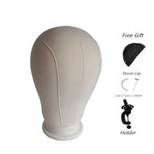 2"-25" бежевая подушечка из ткани для наращивания волос/парик шнурка/дисплей стиль манекен голова манекена вешалка для париков бесплатно получить подарки