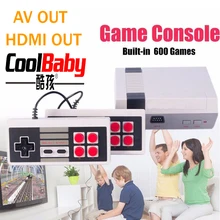 Новая Мини ТВ игровая консоль Поддержка HDMI/AV выход 8 бит Ретро игровая консоль встроенный 600 Игры Портативный игровой плеер