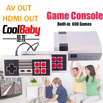 

2018 NEW Mini TV Game Console Support HDMI/AV output 8 Bit Retro Video Game Console Built-In 600 Games Handheld Game Player