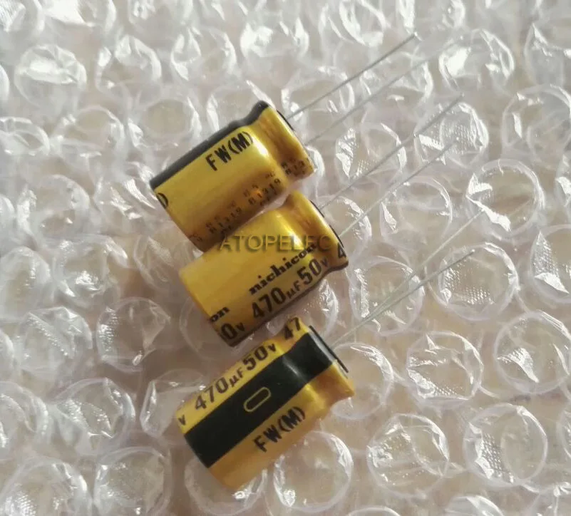 

1pc Nichicon FW 470uF/50V Electrolytic Capacitors Hi-Fi Audio