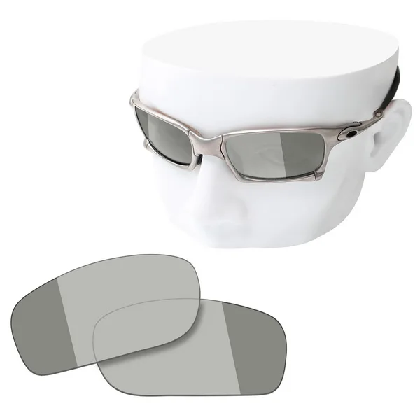 Grey Photochromic Поляризационные Сменные линзы для солнцезащитных очков oxley X Squared OO6011 - Цвет линз: Grey Photochromic