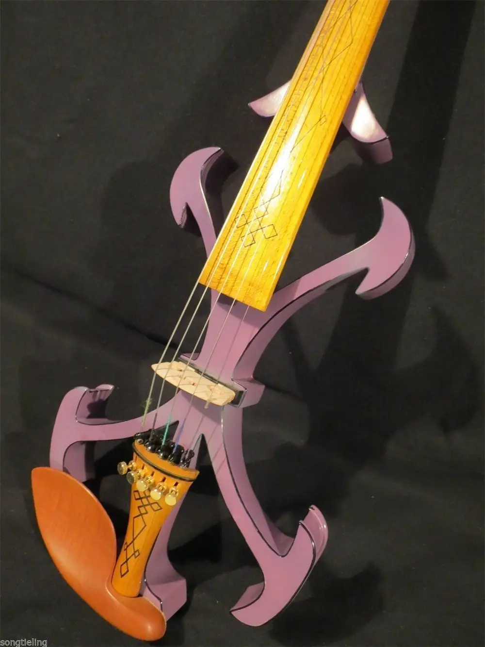 Great Design Handmade Steamline Model Top Art 5 strings 4/4 Electric Violin/Violino Bow Case Rosin Ebony Fingerboard Great Design Handmade Steamline Model Top Art 5 strings 4/4 Electric Violin/Violino Bow Case Rosin Ebony Fingerboard