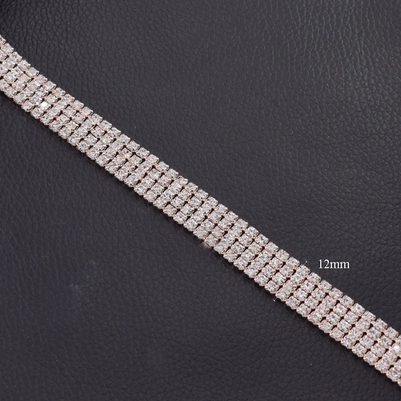 SS12 4 rows rhinestone cup chain (4)