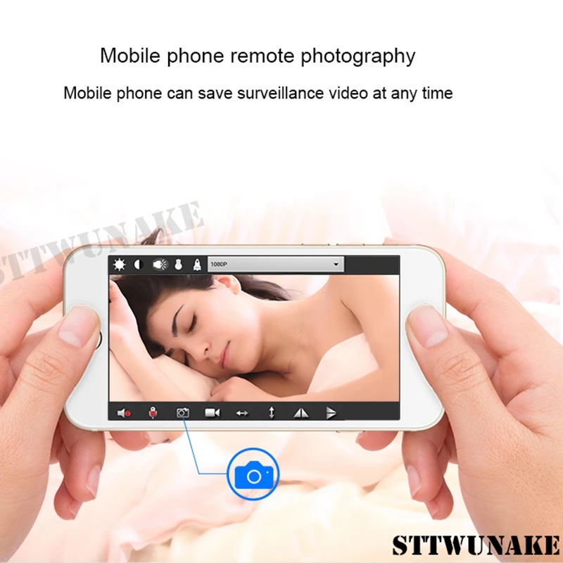STTWUNAKE 1080P HD мини камера DV ночного видения wifi электронные часы ip радио няня микро