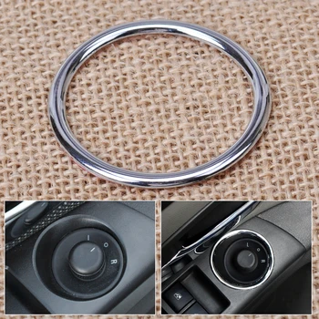 

beler ABS Chrome Rearview Mirror Knob Decorative Outer Ring Cover Trim for Chevrolet Cruze Estate Wagon Hatchback 2011 2012-2015