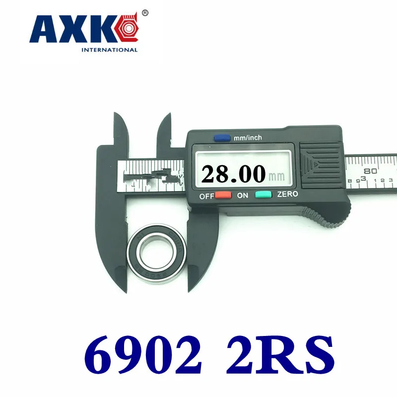 2019 реальные продажи стальной шарикоподшипник Axk 6902 2rs Abec 3 (10 шт.) 15x28x7 мм
