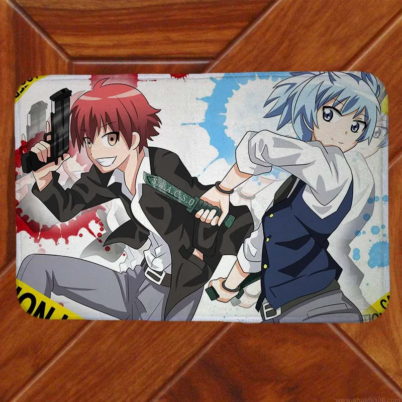 

Assassination Classroom Ansatsu Kyoushitsu Floor Mat Carpet Decor Bedroom Doormat Anime Manga