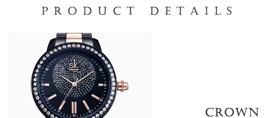 Shengke часы из розового золота Женские Кварцевые Часы Дамские Лидирующий бренд Роскошные женские наручные часы женские часы Relogio Feminino