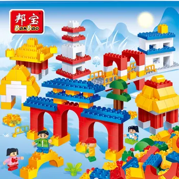 

BanBao Traditional Building Larger Particles Bricks Assembled Educational Building Blocks Toys For Kids Children Gifts 6511