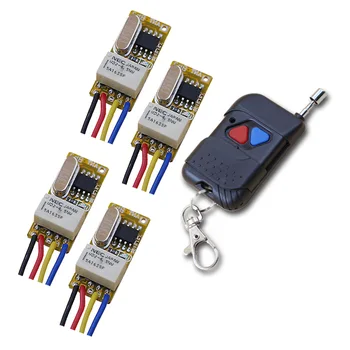 

Mini Wireless Remote Control Switch Remote Switch System Remote Lighting ON/OFF Micro Wireless Relay Switch For Lighting