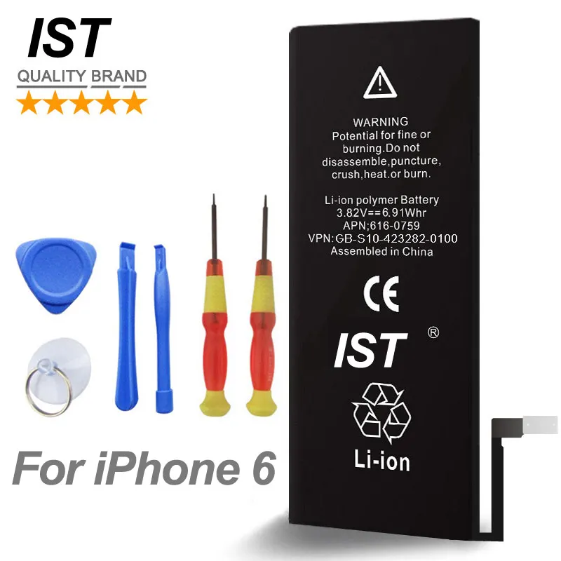 imágenes para 100% original de la marca real capacidad 1810 mah batería para iphone 6 ist con máquinas herramientas kit de baterías móviles imágenes para 100% original de la marca real capacidad 1810 mah batería para iphone 6 ist con máquinas herramientas kit de baterías móviles