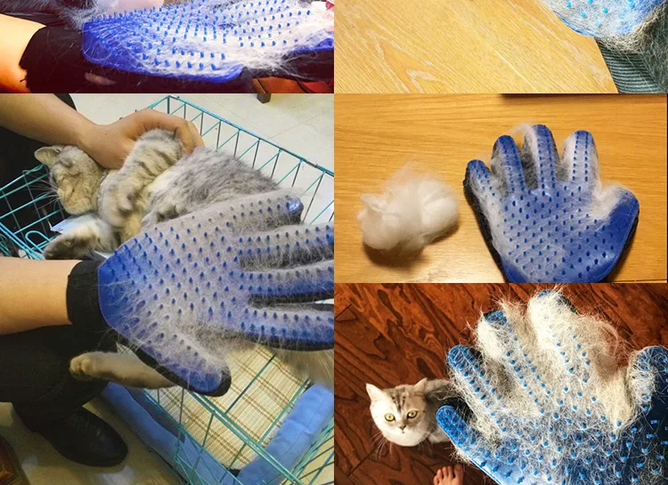 Перчатка для ухода за домашними животными для кошек, расческа для кошек, расческа для собак, перчатки для ухода за собаками XW