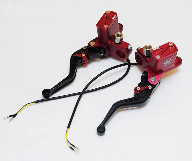 Новый гидравлический клатч ЧПУ черный Универсальный мотоциклетный тормозной