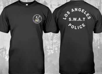 

New Swat Police Department Los Angeles Tv Series Security Investigation Double Side 2019 Funny Cotton Casual Printed Tops Shirt