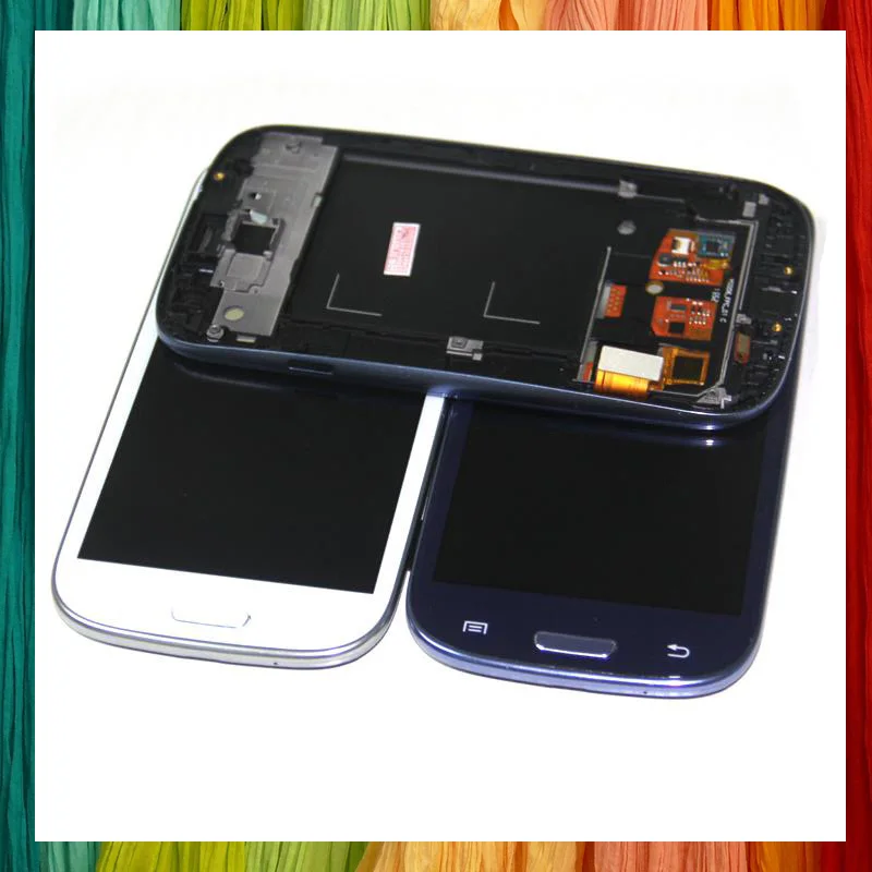 

LCD for Samsung Galaxy S3 LCD Display GT-i9300 for Samsung i9300 LCD Touch Screen Assembly with Frame Digitizer
