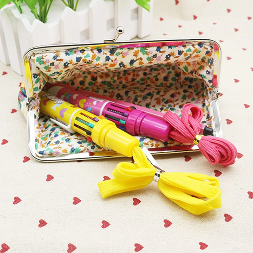 Women Wallet Vintage Flower Kiss Lock Long Coin Purse Phones Keys Holder Gift