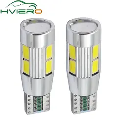 2x T10 5630 10 SMD DC 12 В canbus света автомобиля W5W лампы НЕТ ОВС ОШИБКА оформления Включите Клин свет Сбоку лампа автомобилей для укладки аксессуары