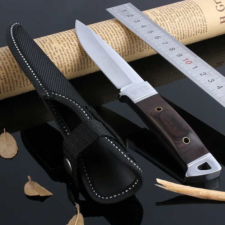 Stainless Steel Fixed Knife Hunting Knife Outdoor Tool Camping Small