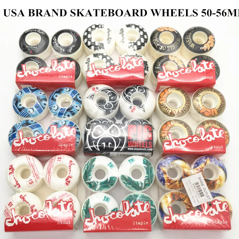 USA BRAND PRO Free Shipping Plastic 51mm GIRL Skateboard Deck Wheels