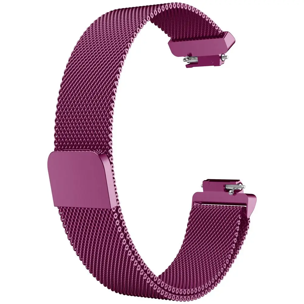 Ремешок для Fitbit Inspire HR трекер Миланского наручного ремешок с магнитной пряжкой сменсменный браслет из нержавеющей стали - Цвет: 8