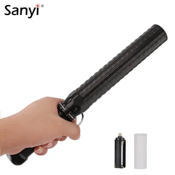 

Sanyi 3 Modes Baseball Bat LED Flashlight Camping Security Rescue Light Self Defense Torch LED Emergency Tactical Flashlight