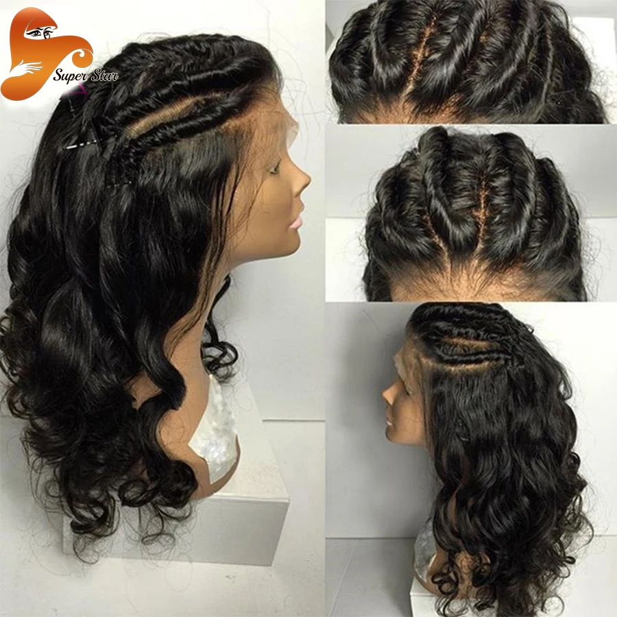 Brazilian Virgin Human Hair Short Wigs For Black Women